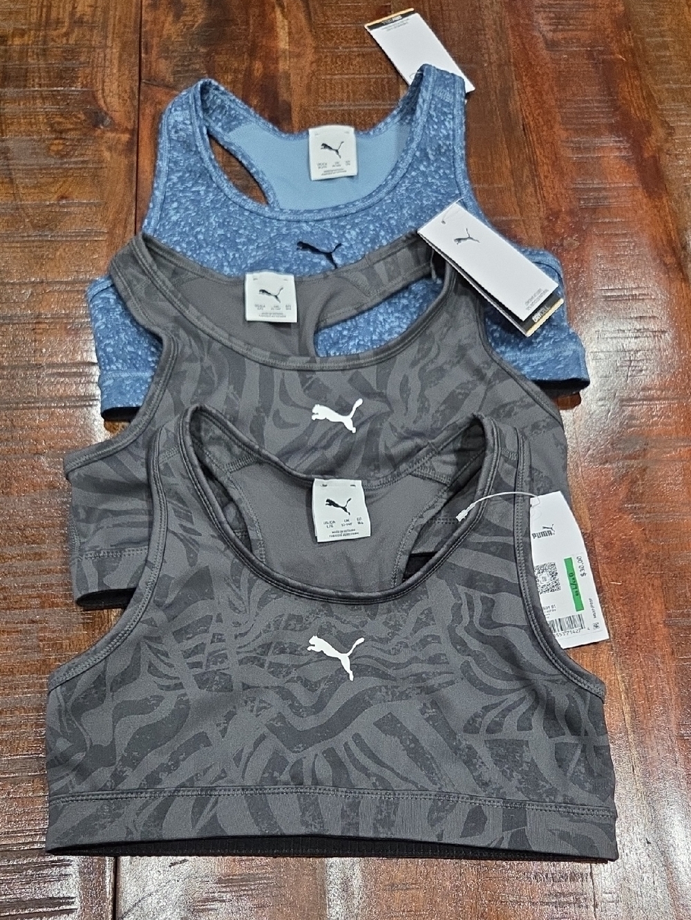 Puma Sports Bras Set Of 3 NWT